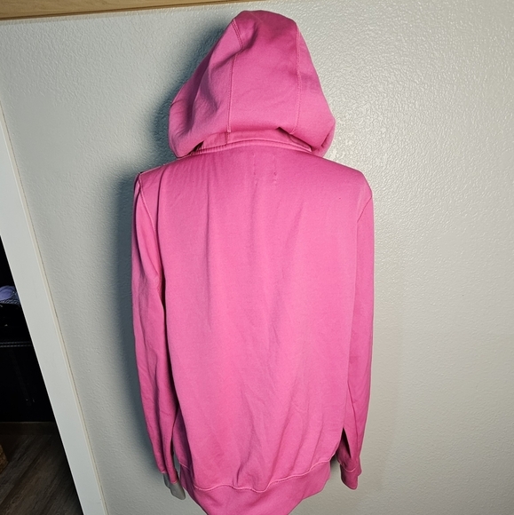Girls Volcom Pink and Black Hooded Jacket with logos XL - Picture 8 of 11